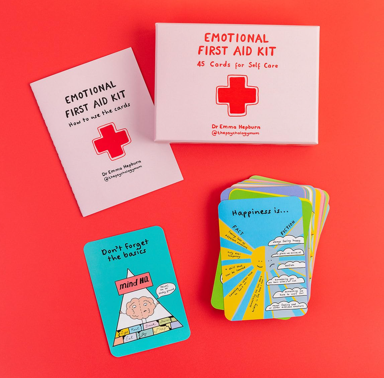 Emotional First Aid: Cards For Self-Care Deck - 45 cards