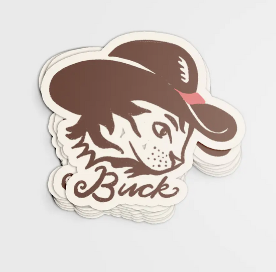 Buck (Meowboys cat) Sticker