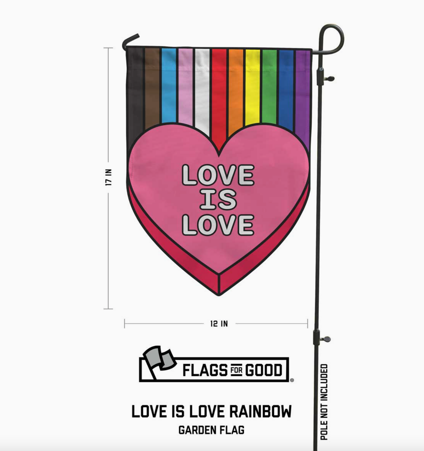 Love Is Love Garden Flag