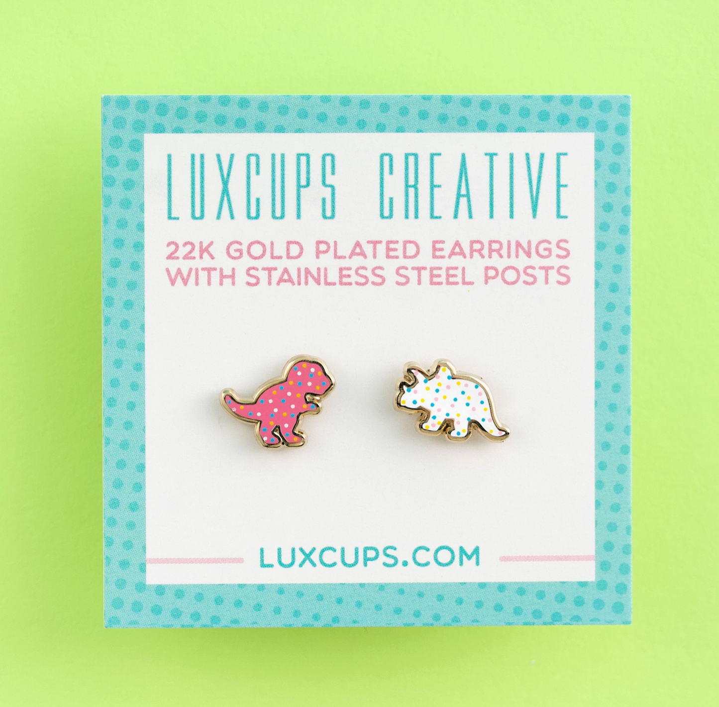 Dino Cookie Earrings