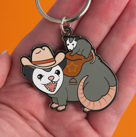 Possum Posse Keychain