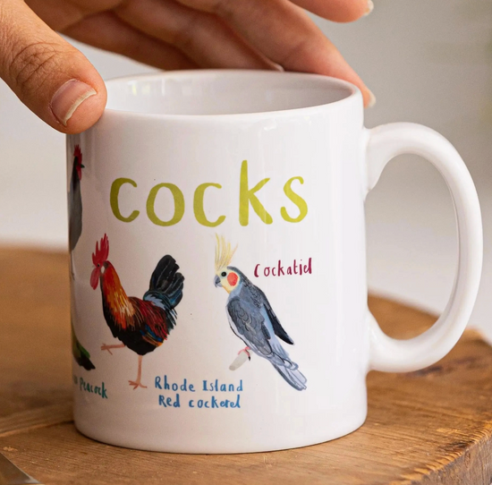 Cocks Bird Pun 11 oz Mug