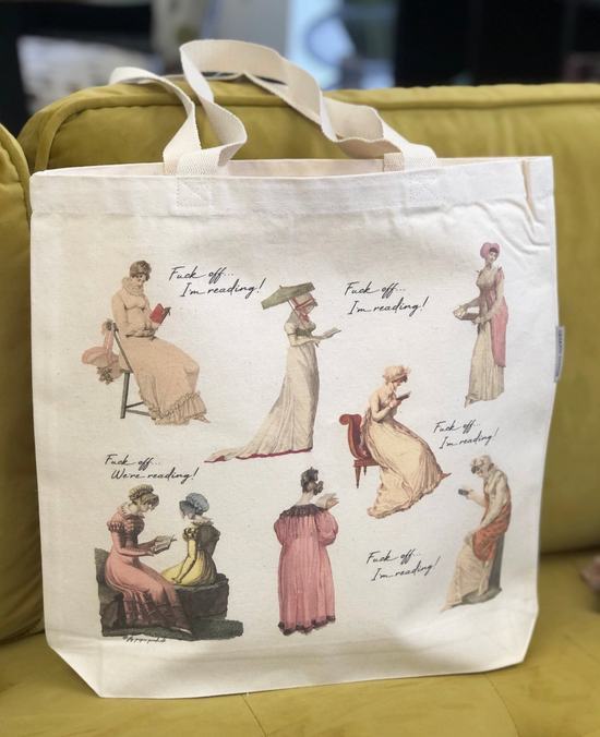 Fuck Off I'm Reading Tote Bag