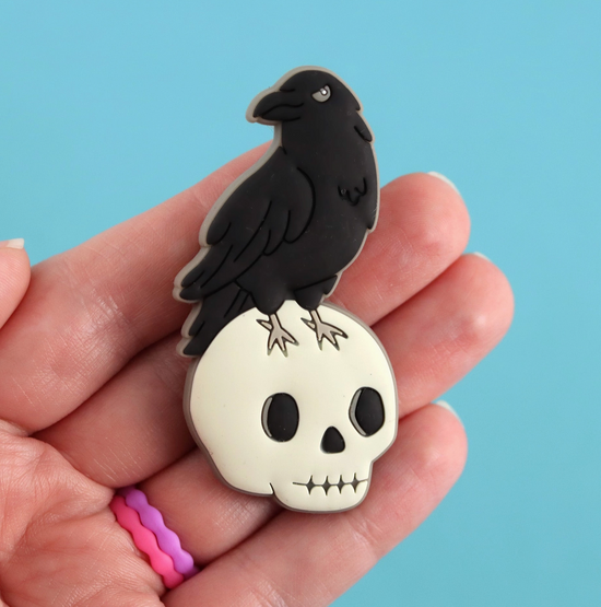 Raven & Skull Magnet