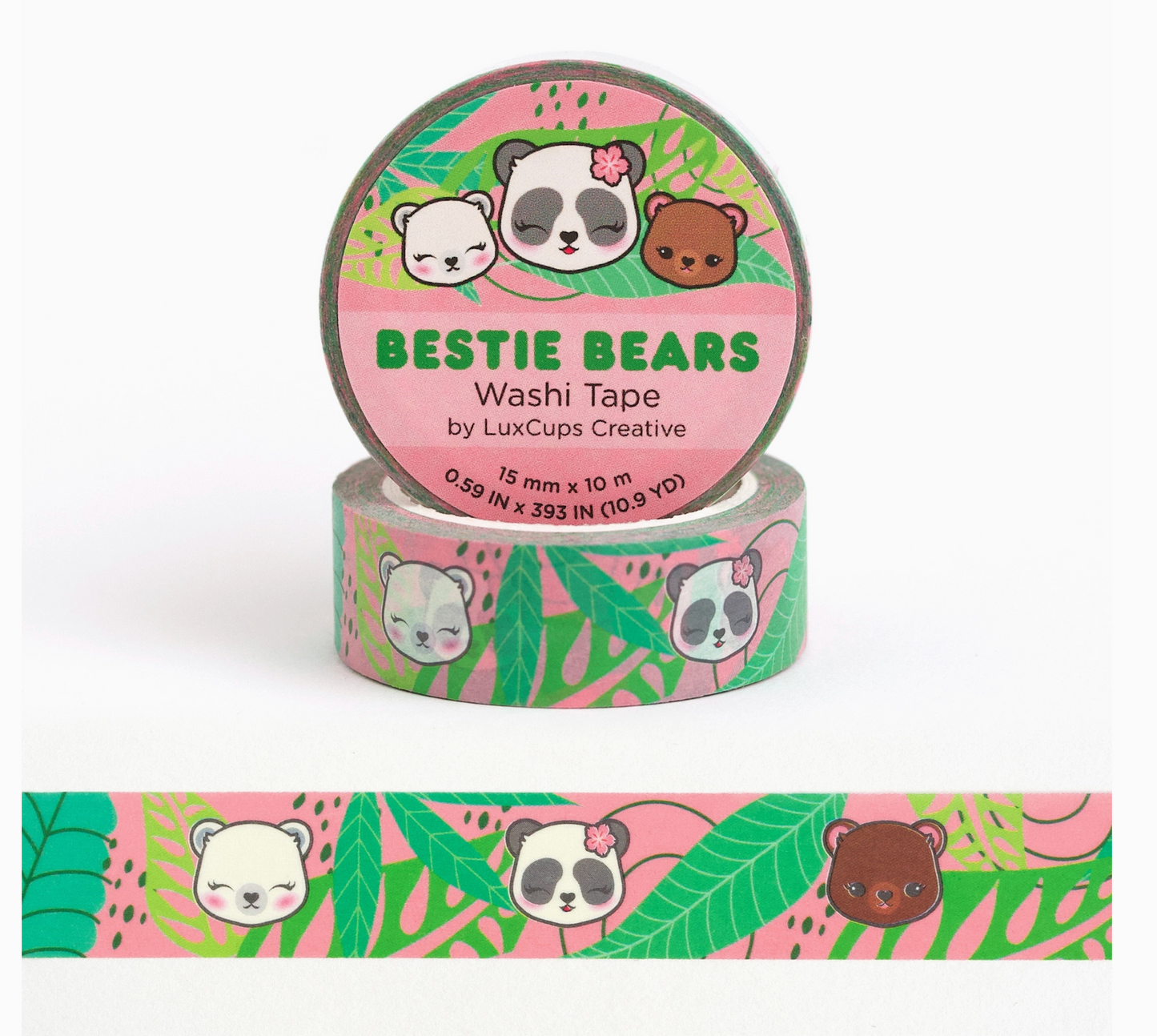 Bestie Bears Washi Tape