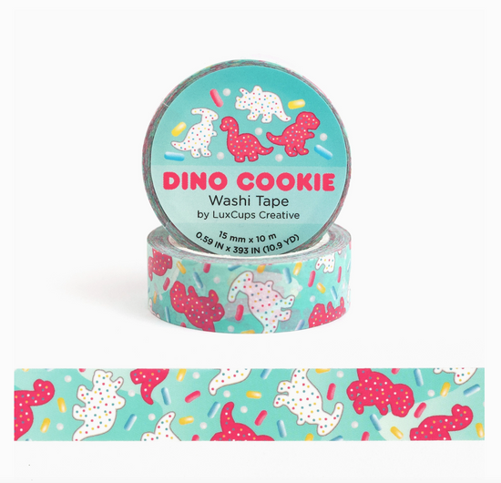 Dino Cookie Washi Tape