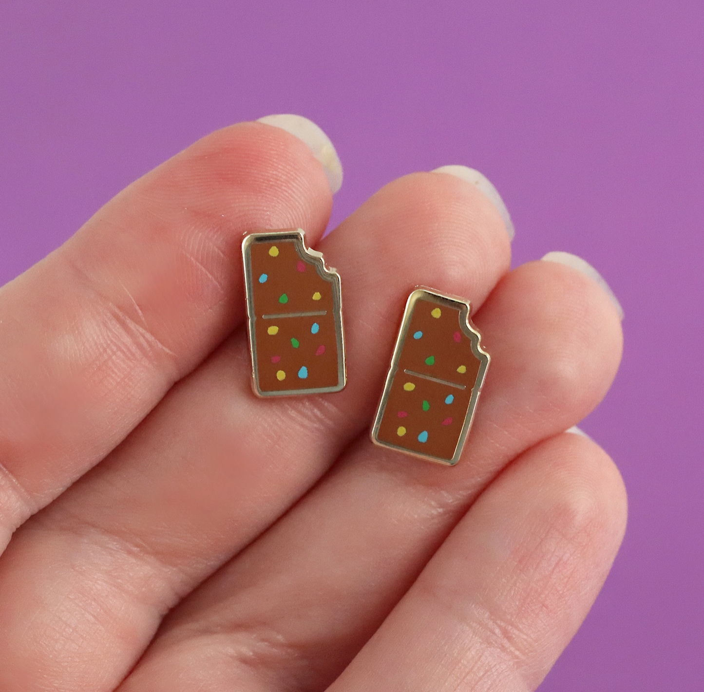 Cosmic Brownie Earrings