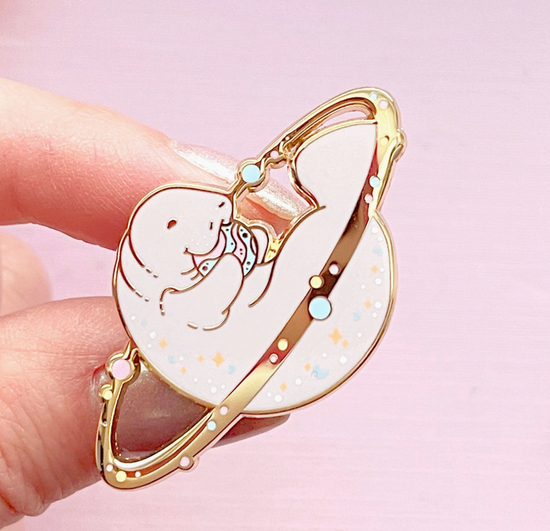 Cosmic Manatee Pin