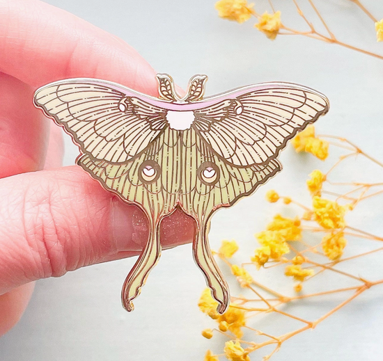 Luna Moth (Actias Luna) Pin