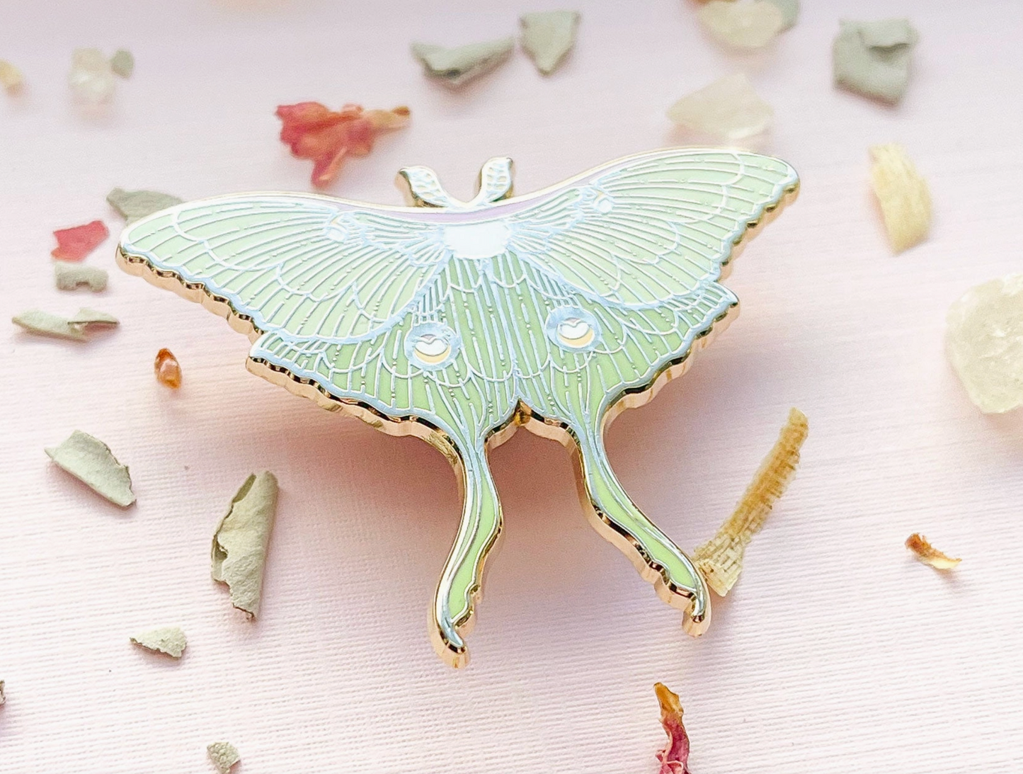 Luna Moth (Actias Luna) Pin