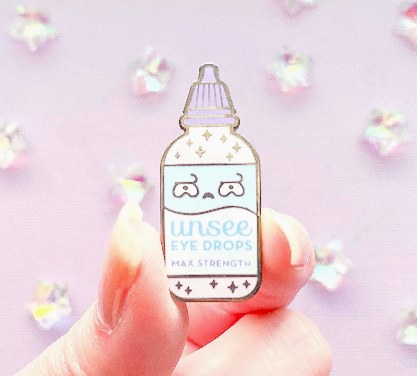 Unsee Eye Drops Pin