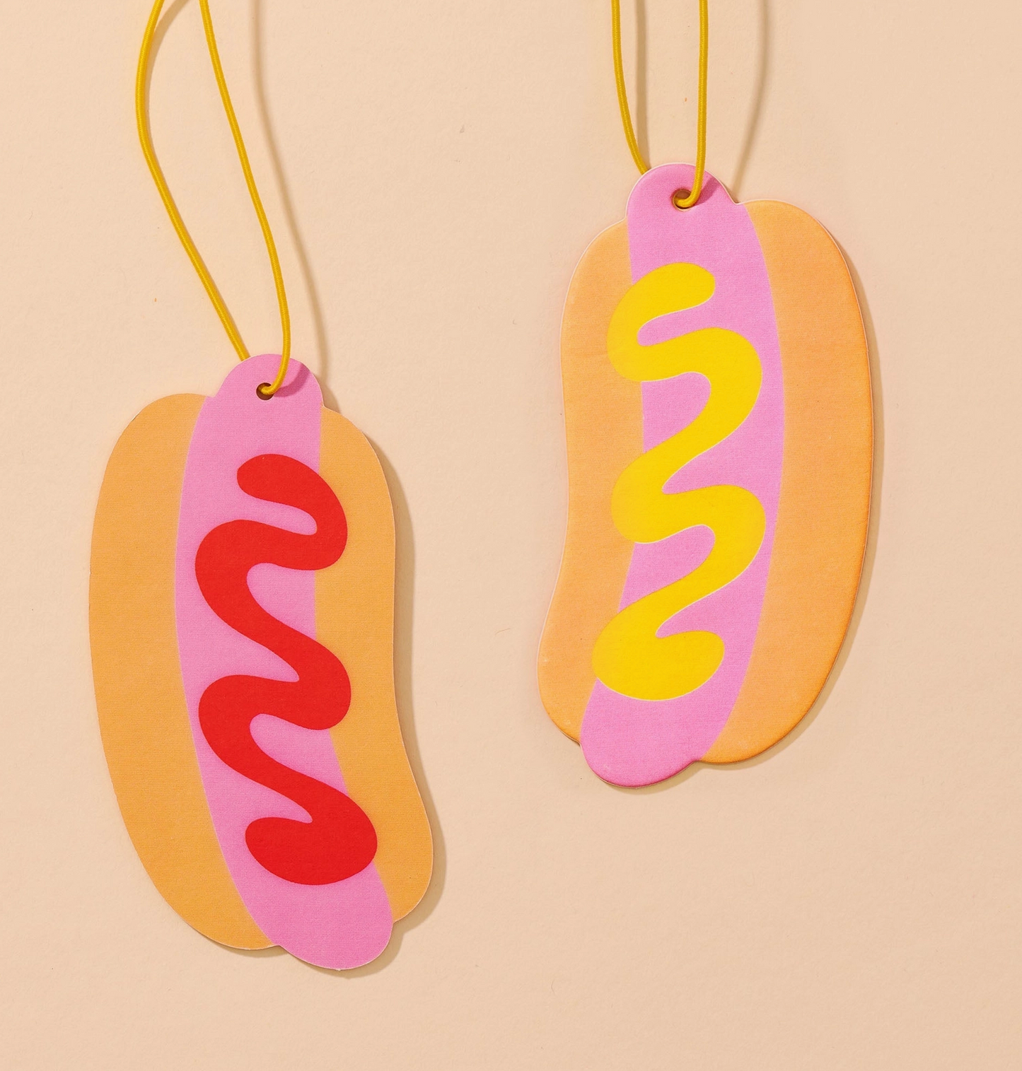 Hot Dog Air Freshener - Pink Lemonade Scented