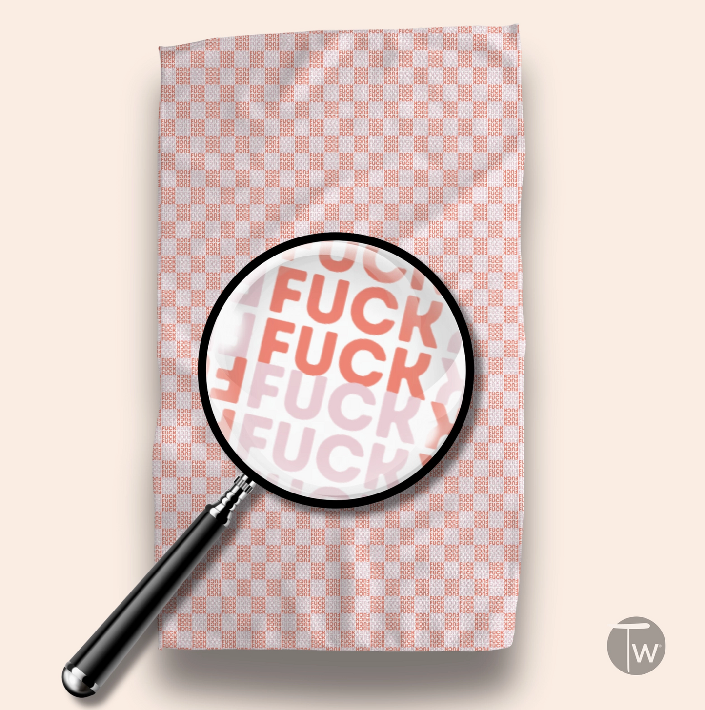 Sunkissed Illusion Waffle Weave Kitchen Towel