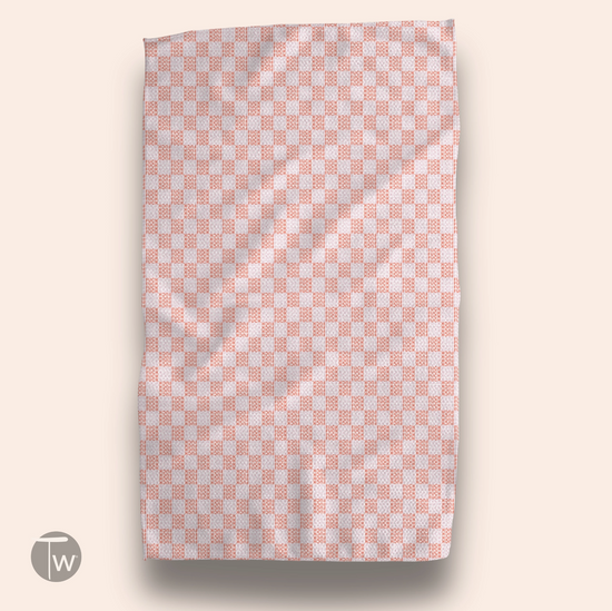 Sunkissed Illusion Waffle Weave Kitchen Towel