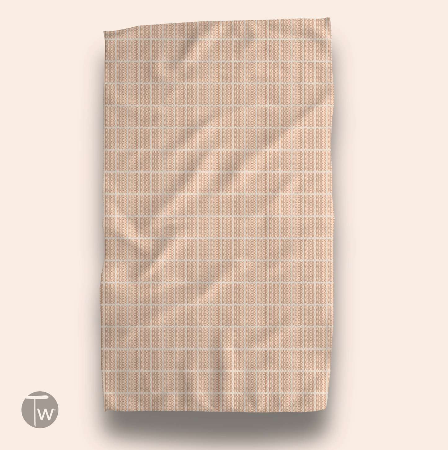 Coral Cove Illusion Waffle Weave Kitchen Towel