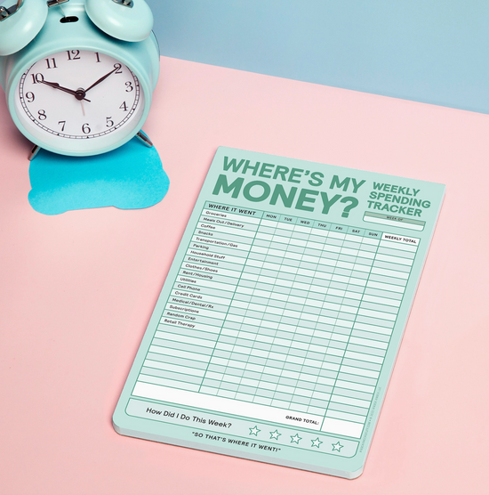 Weekly Money Tracker Notepad - 60 sheets