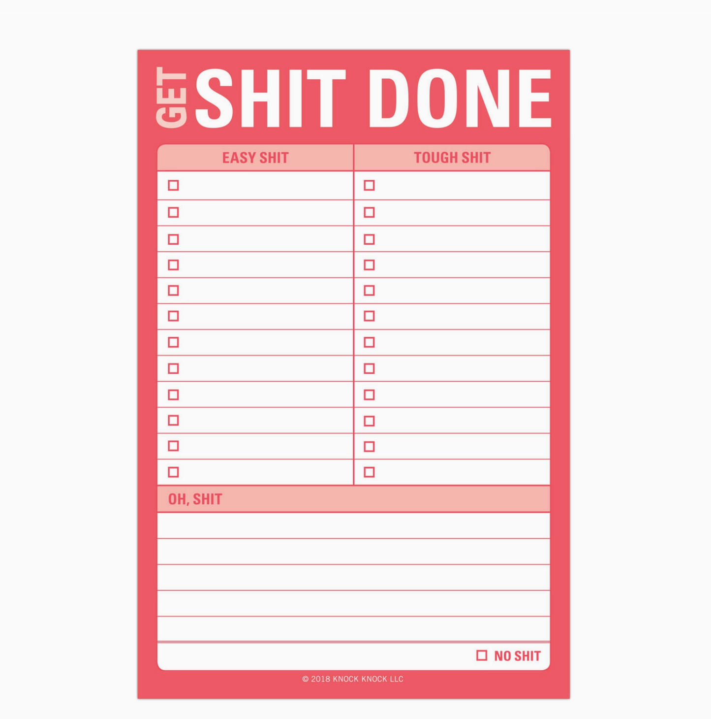 Get Shit Done Great Big Sticky Notes - 60 sheets