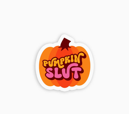 Pumpkin Slut Mini Sticker