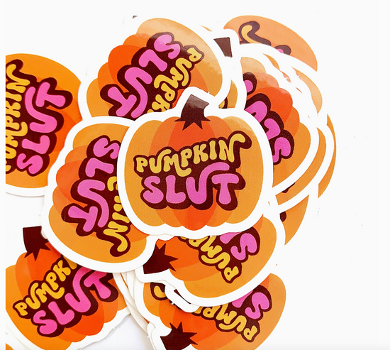 Pumpkin Slut Mini Sticker