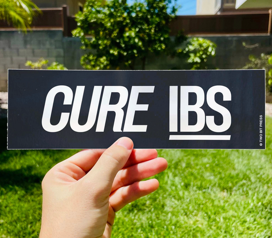 CURE IBS Bumper Sticker