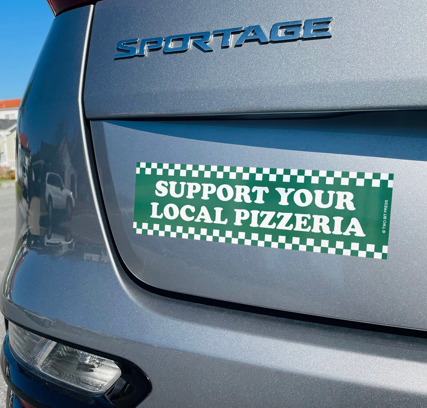 Support Your Local Pizzeria Bumper Sticker