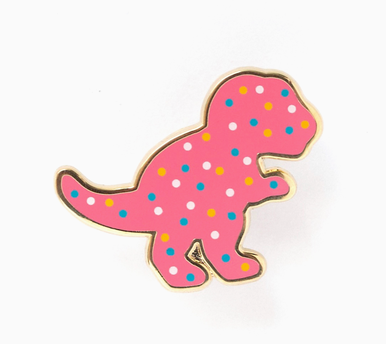 Trex Dino Cookie Pin