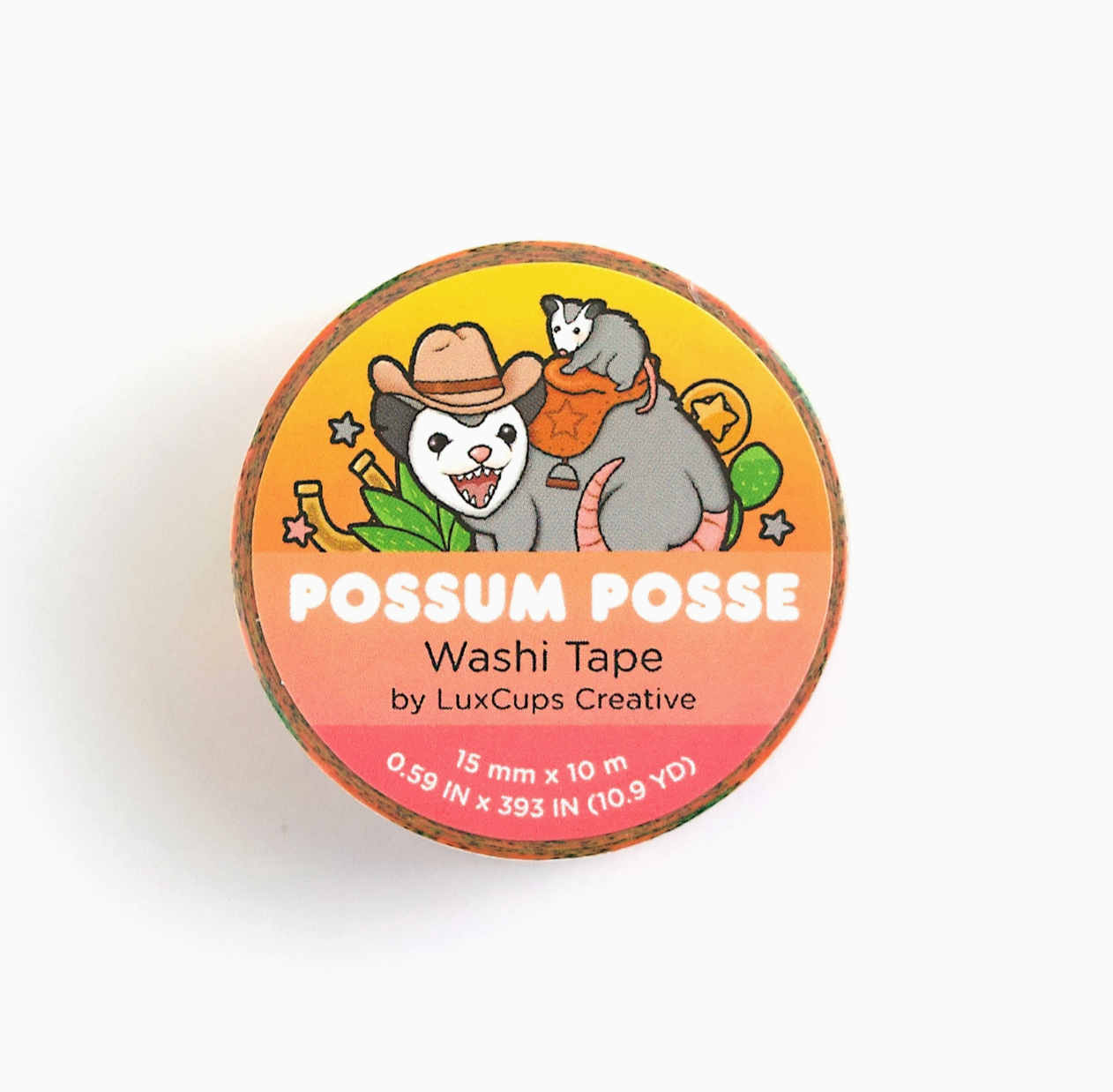 Possum Posse Washi Tape