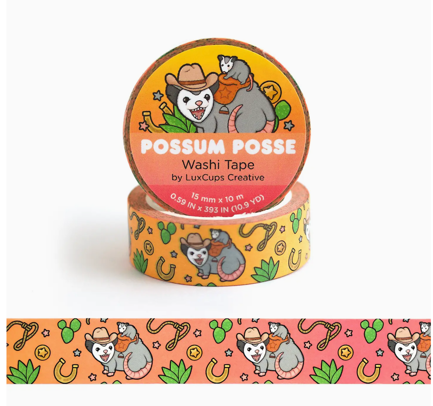 Possum Posse Washi Tape