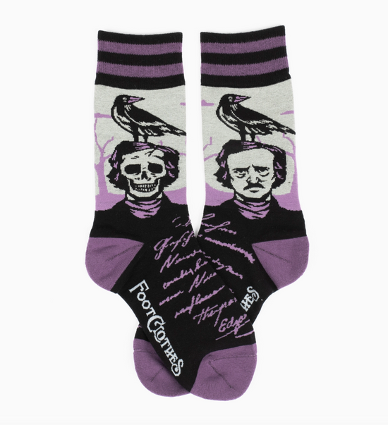 Raven Poe Socks