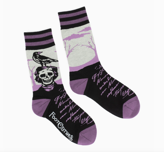 Raven Poe Socks