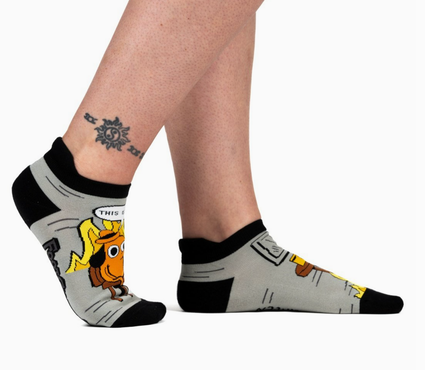 This Is Fine: Black Coffee Edition Ankle Socks