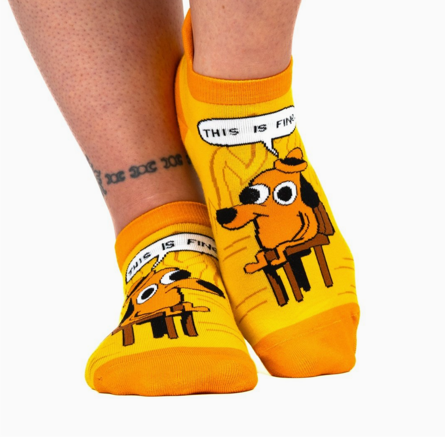 This Is Fine: Classic Edition Ankle Socks