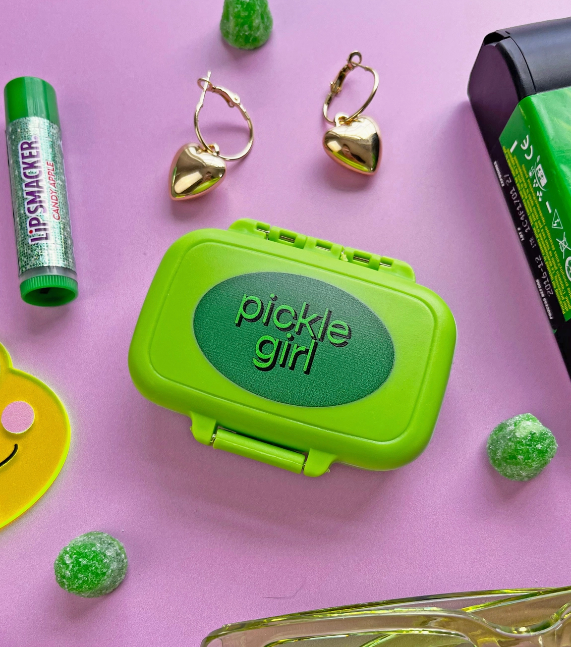 Pickle Girl Pill Case