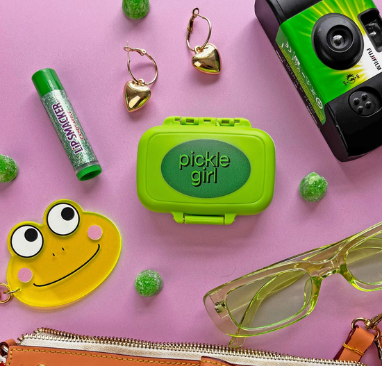 Pickle Girl Pill Case