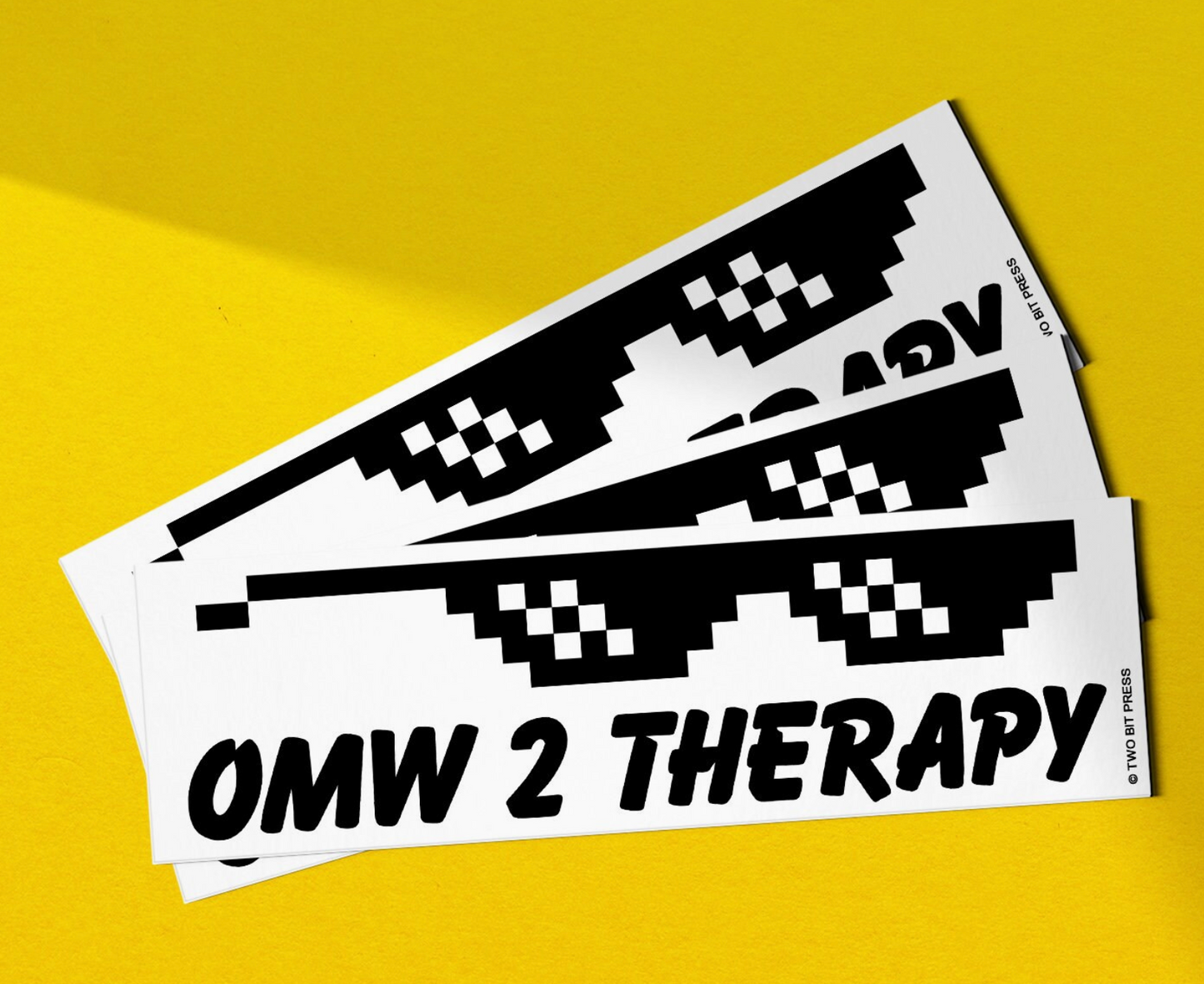 OMW To Therapy Bumper Sticker