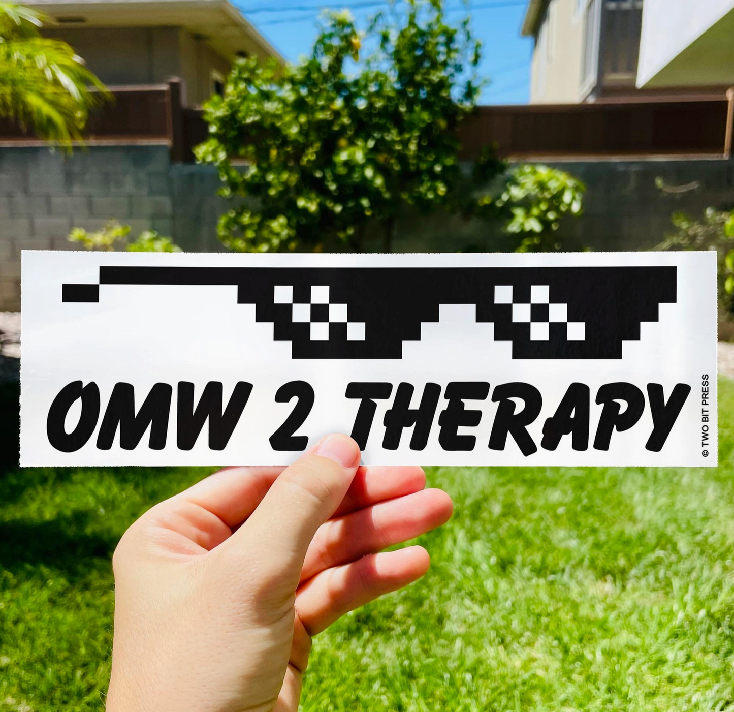 OMW To Therapy Bumper Sticker