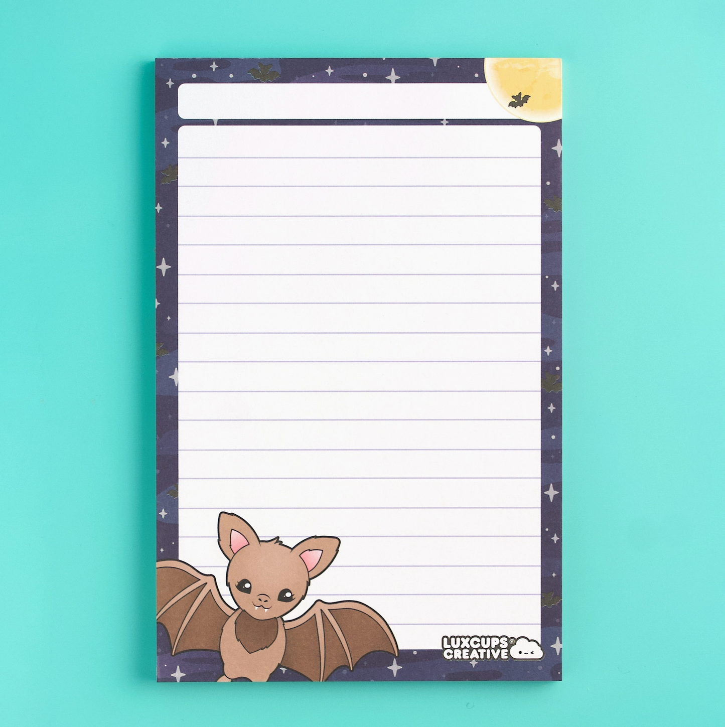 Baby Bat Notepad - 50 Sheets