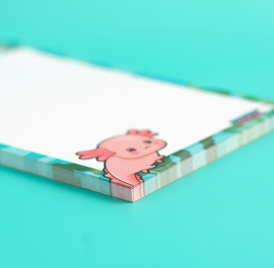 Axolotl Notepad - 50 Sheets