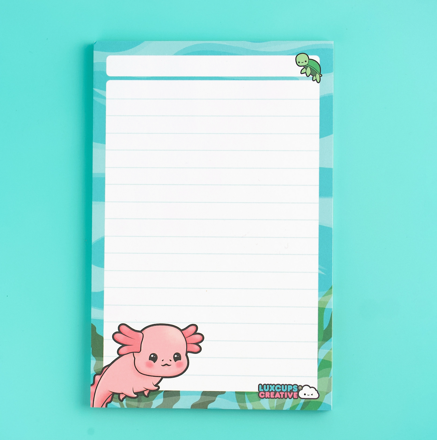 Axolotl Notepad - 50 Sheets