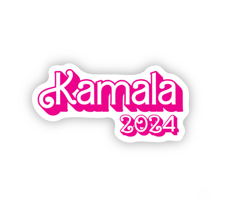 Kamala 2024 Pink Sticker