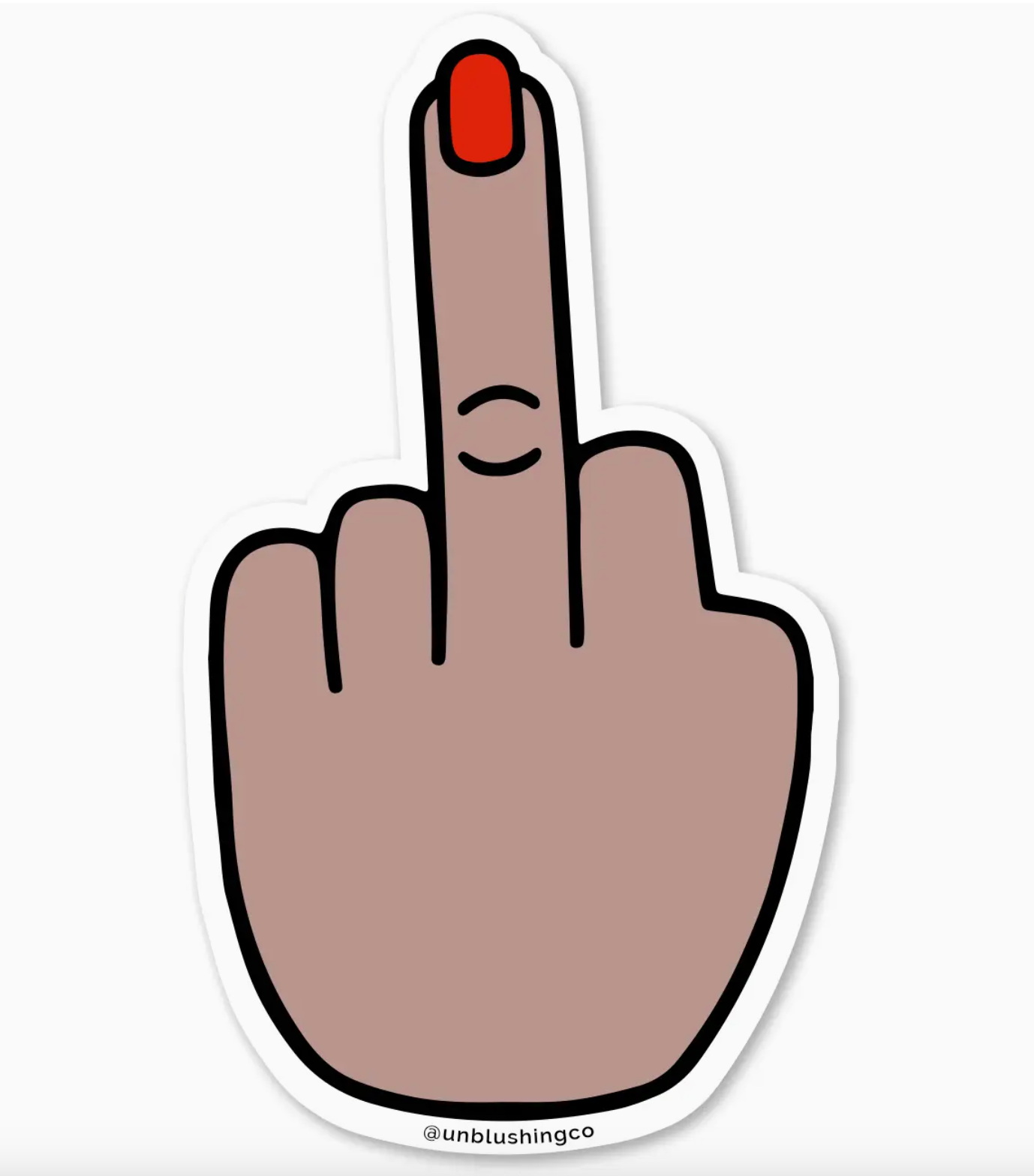 Middle Finger ( Style #2) Sticker