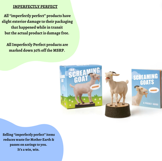 *Imperfectly Perfect* The Screaming Goat (Desktop Accessory) Reduced Price