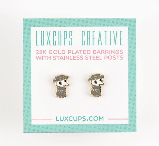 Plague Doctor Earrings