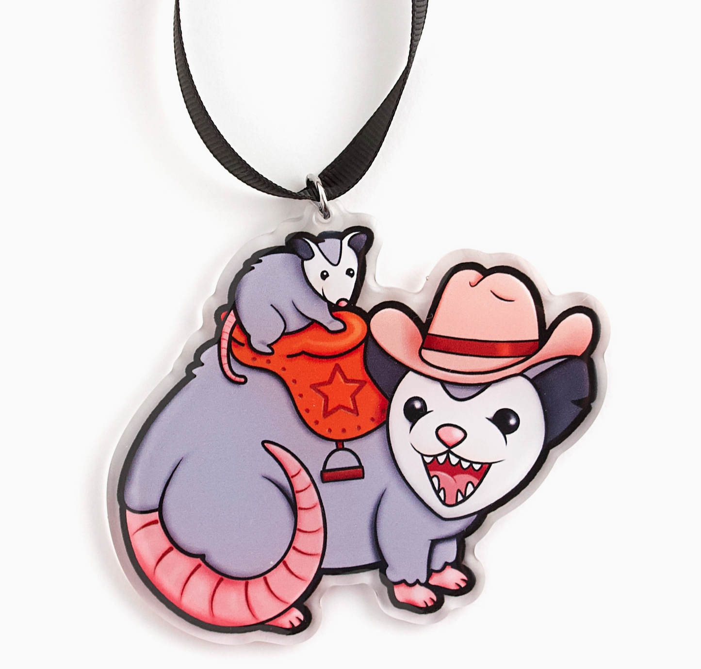 Possum Posse Acrylic Ornament