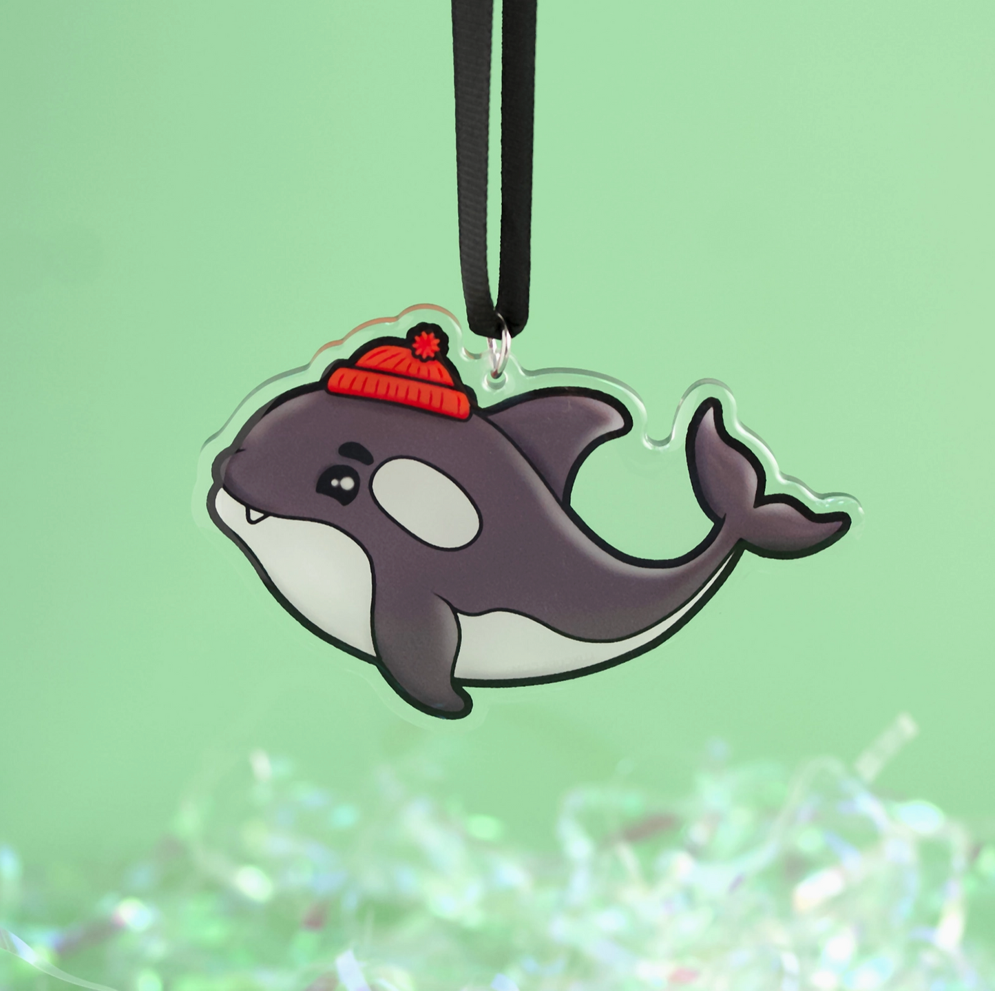 Orca Acrylic Ornament