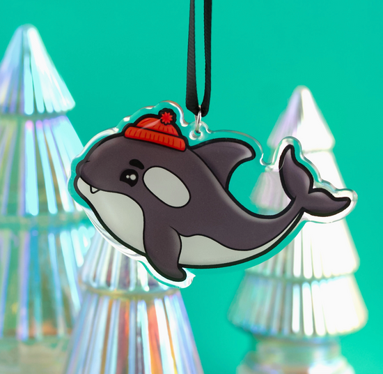 Orca Acrylic Ornament