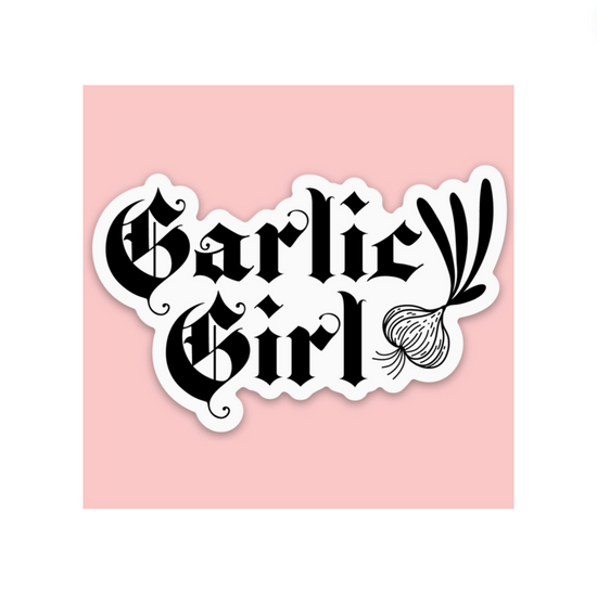 Garlic Girl Sticker