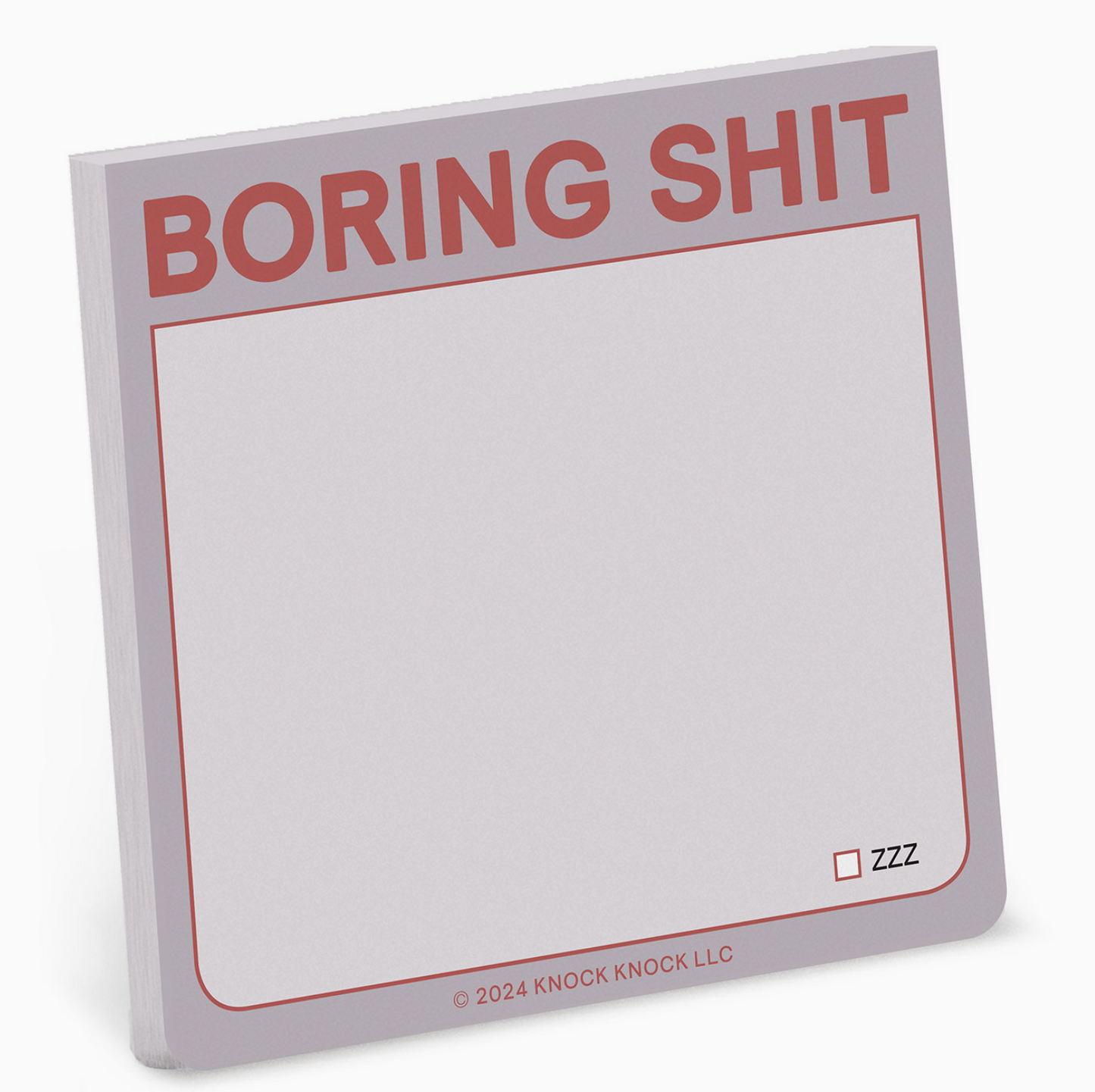 Boring Shit Sticky Notes - 100 sheets