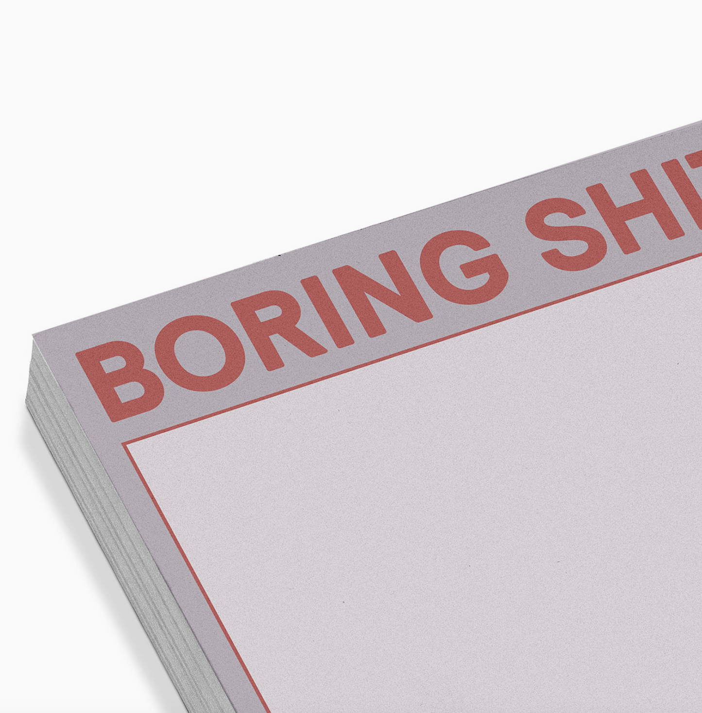 Boring Shit Sticky Notes - 100 sheets