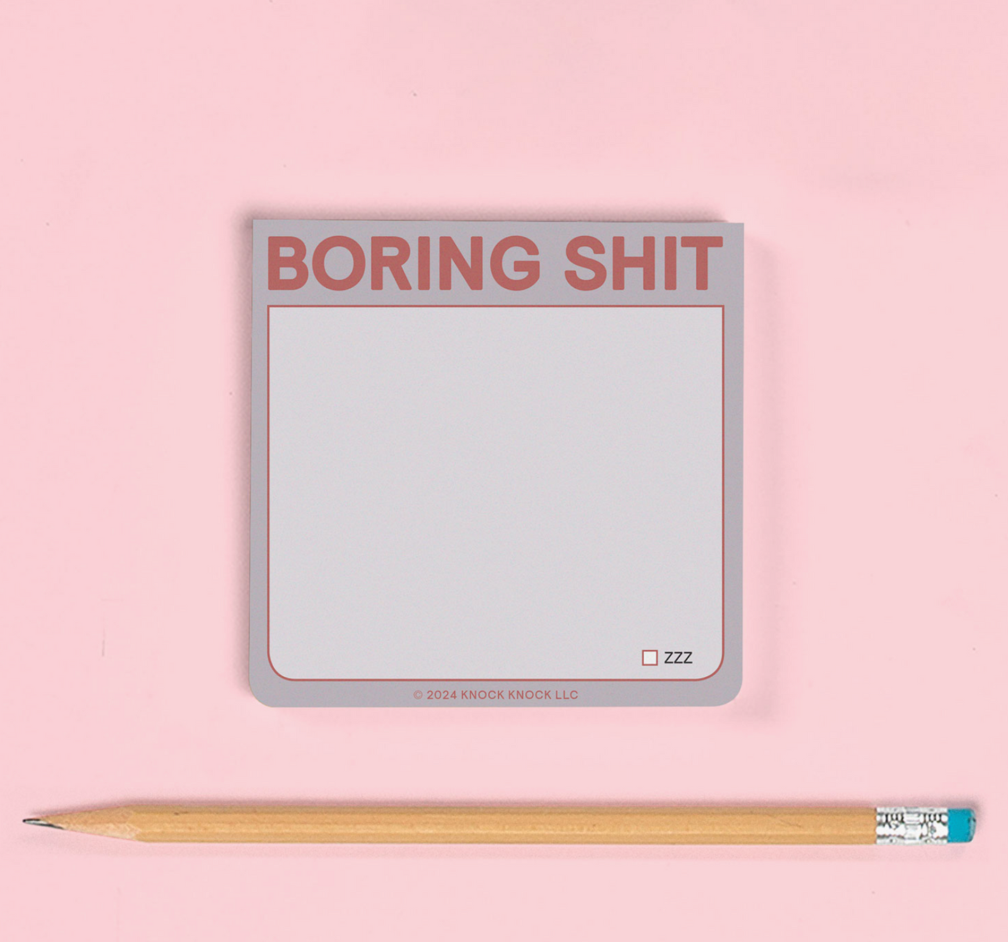 Boring Shit Sticky Notes - 100 sheets